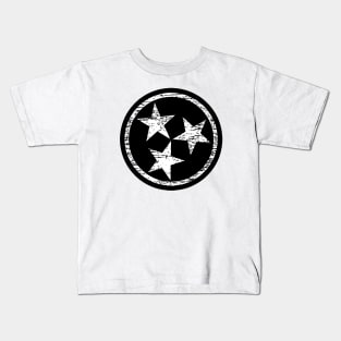 Tennessee Flag Distressed Kids T-Shirt